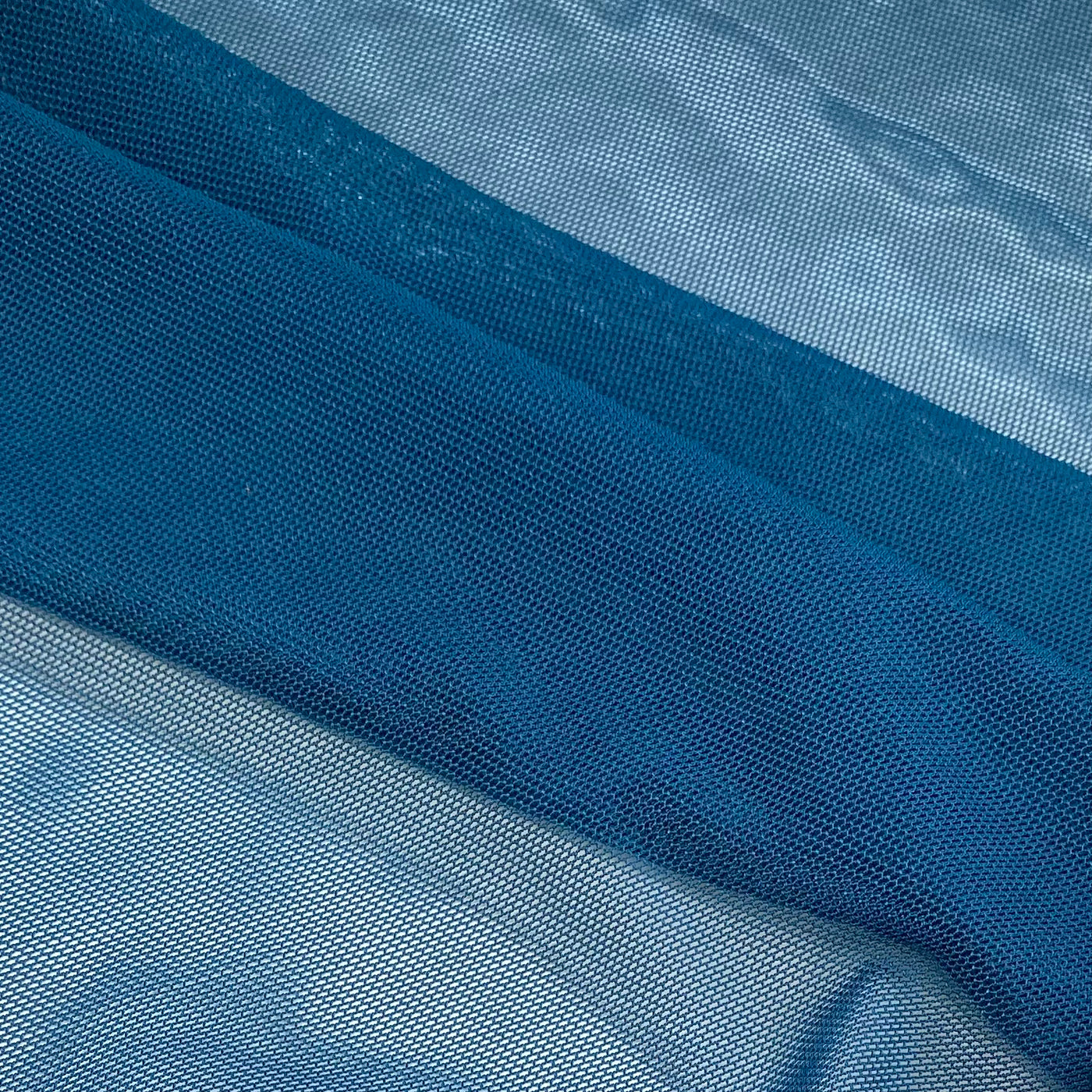 Stretch Mesh - Power Mesh - Prussian