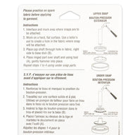 Heavy Duty Snaps with Tool - 15mm (5/8″) - 8 sets - Black