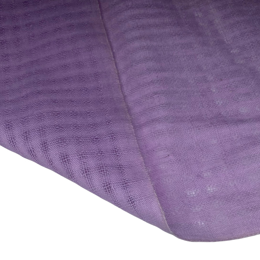 Plaid Cotton Gauze - Purple