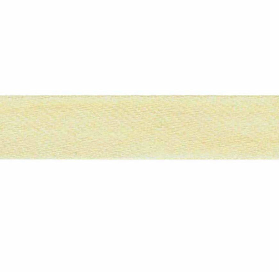 Double Sided Satin Ribbon - 6mm x 4m - Cream