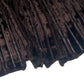 Striped Burnout Stretch Velvet - Dark Brown