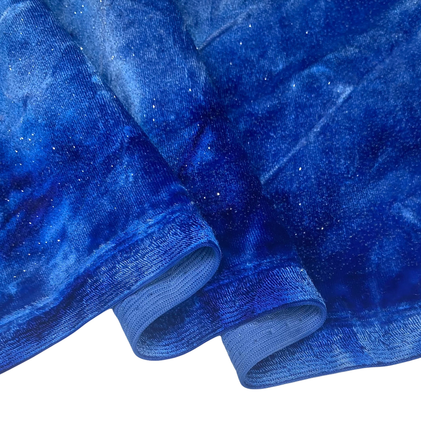 Sparkle Stretch Velvet - Blue