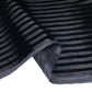 Striped Silk Velvet - Black
