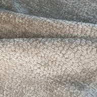 Patterned Velvet Upholstery - Designer Remnant - Beige