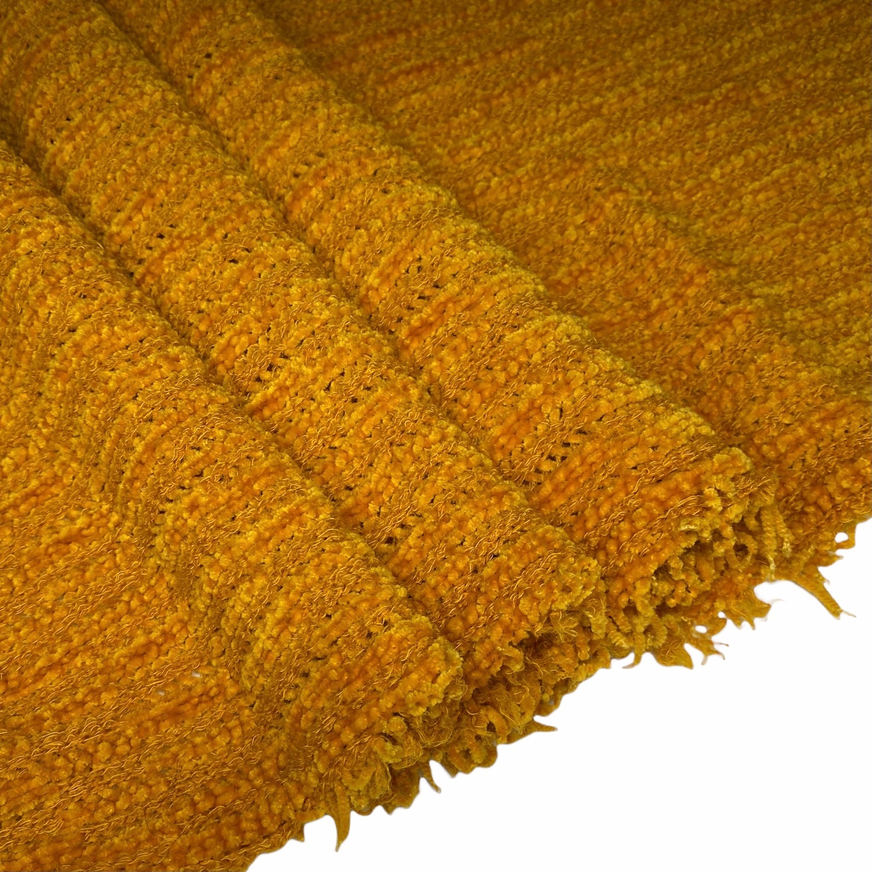 Chenille Polyester Knit - Mustard