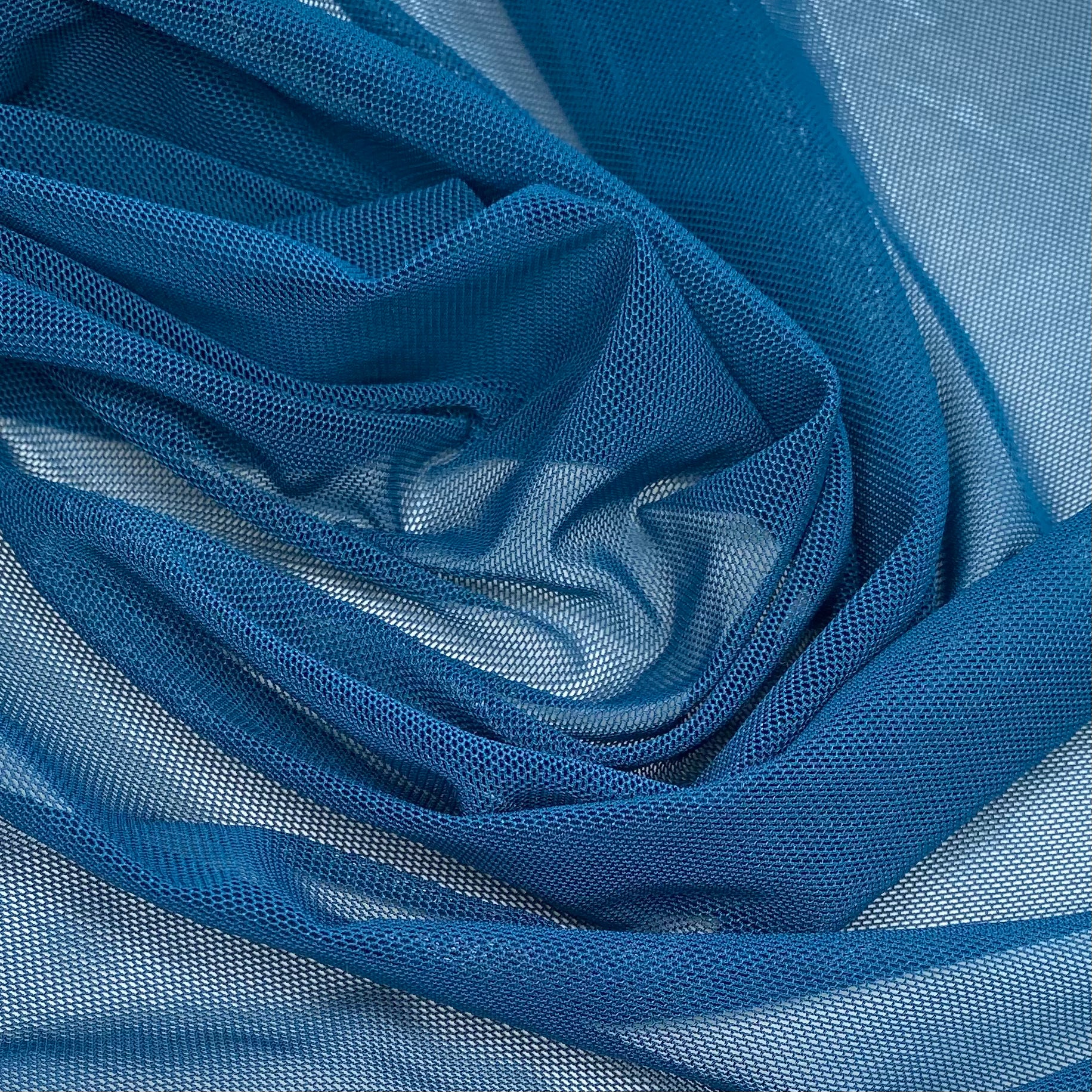 Stretch Mesh - Power Mesh - Prussian