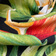 Tropical Indoor/Outdoor Upholstery - 56” - Black