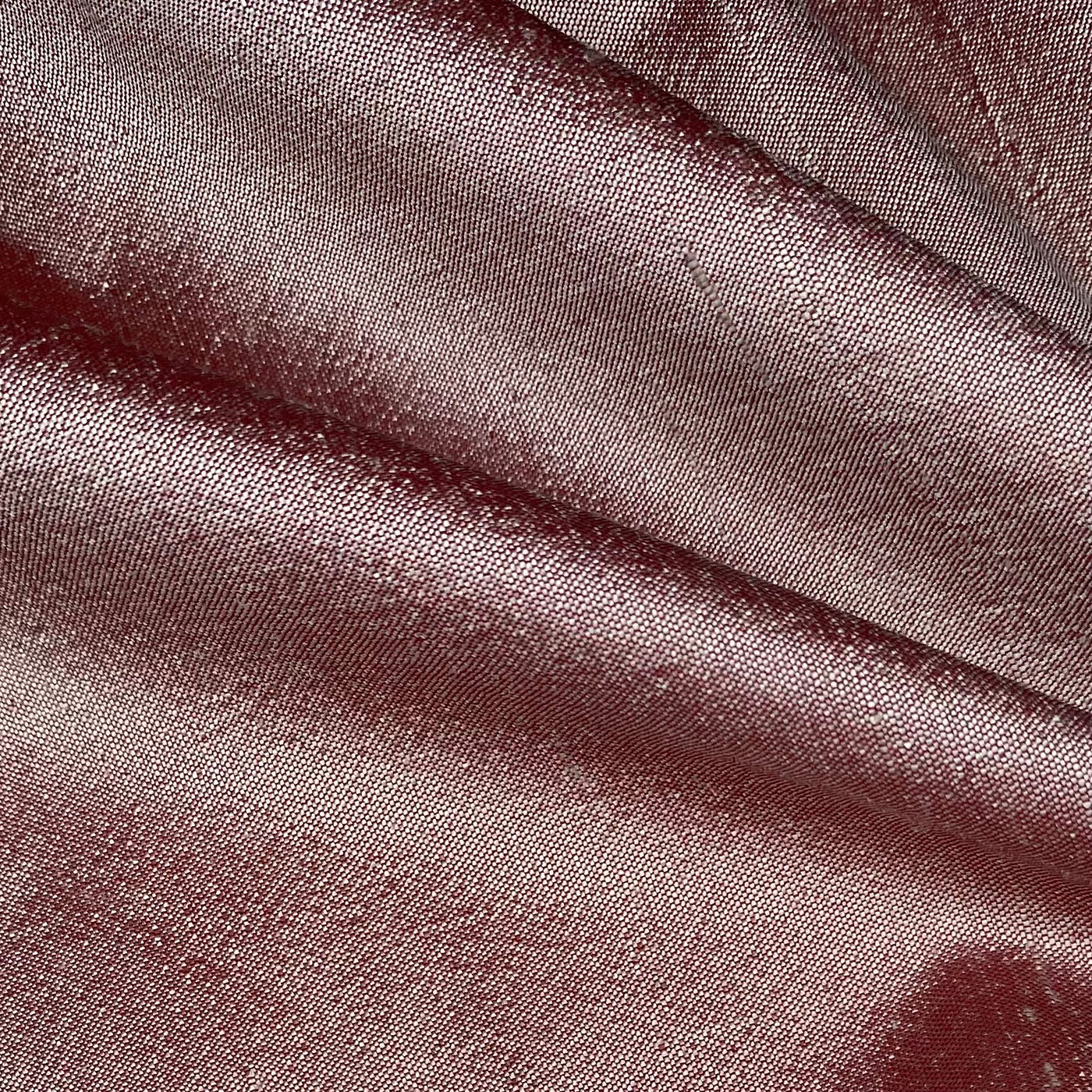 Shot Silk Dupioni - Blush/Red