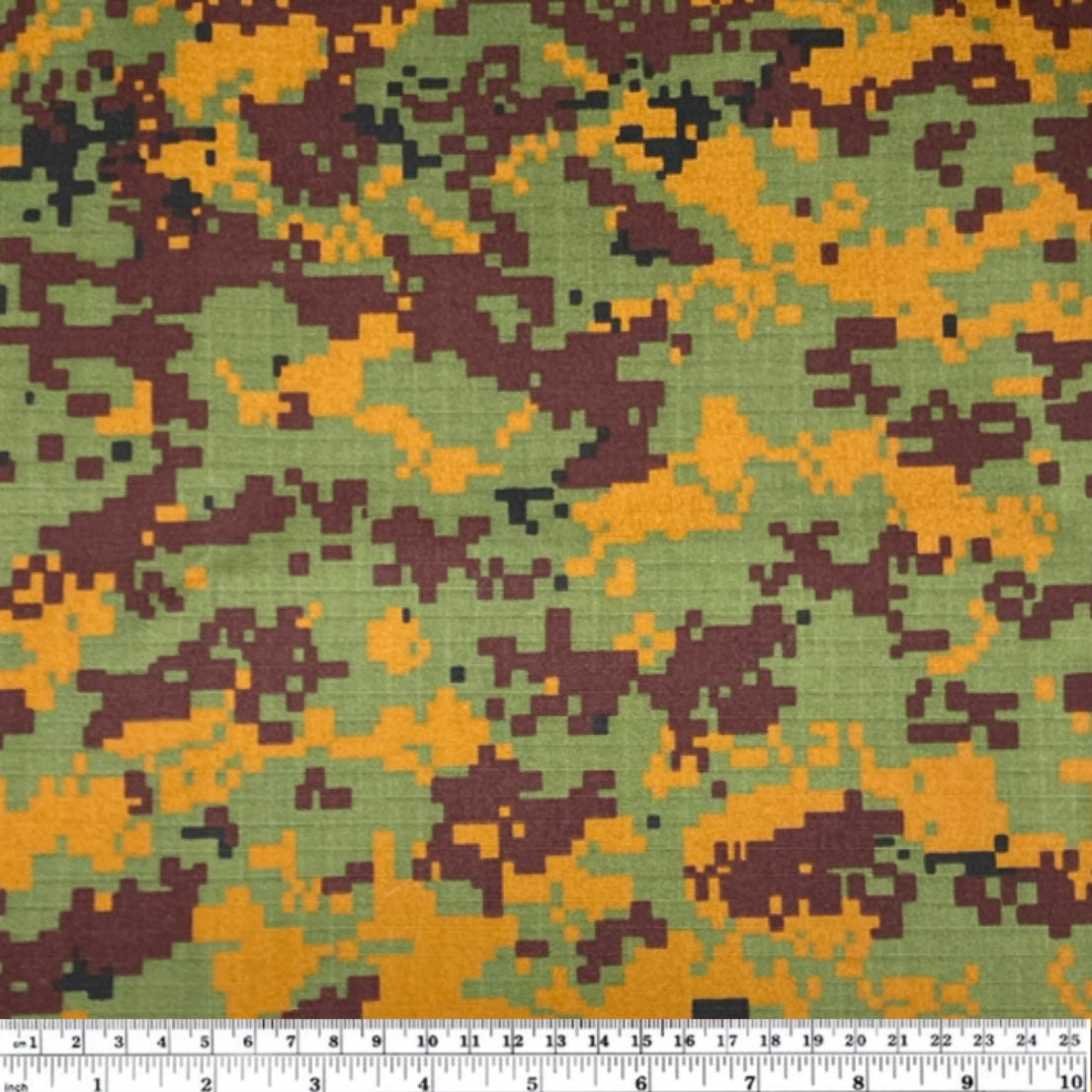 Printed Ripstop Cotton Canvas - Digital Camouflage