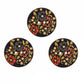 Two Hole Coconut Button - 51mm - Floral - 1 Count