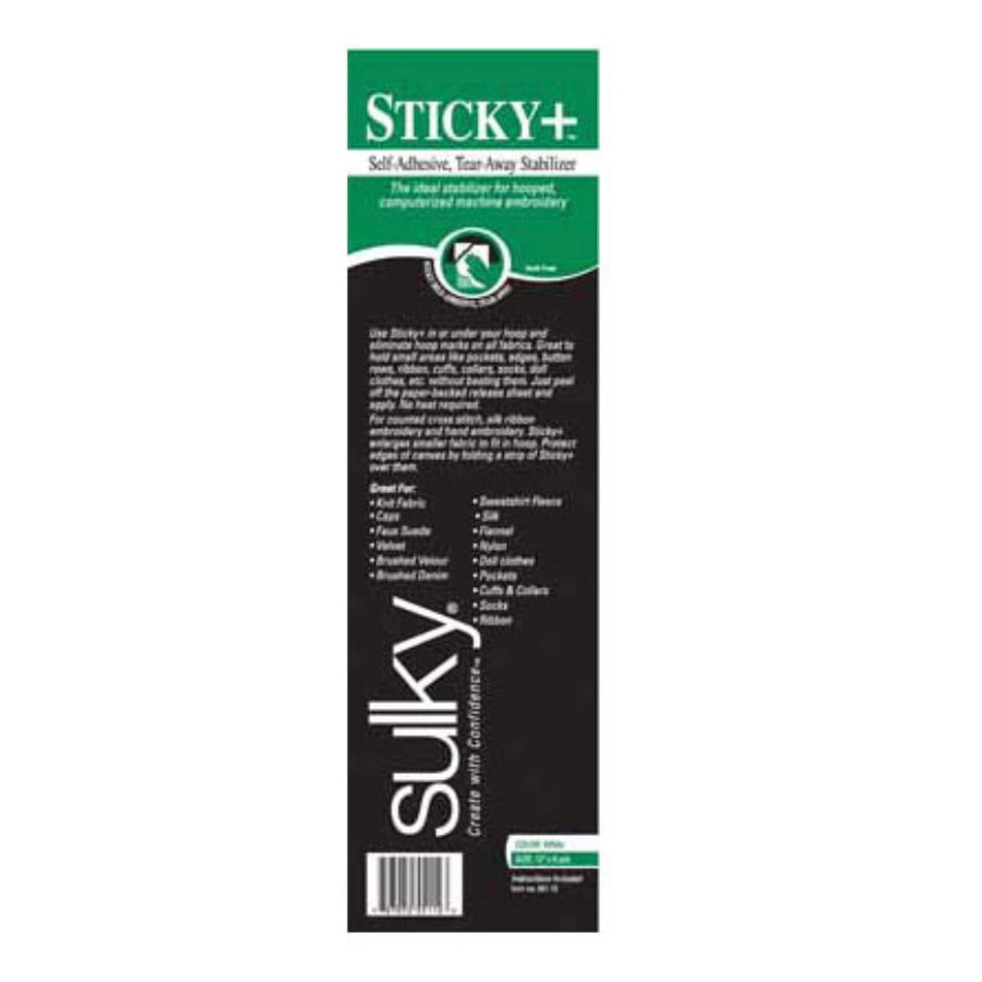 Sticky + Tear-Away - White - 30.5cm x 5.5m (12″ x 6yd) roll