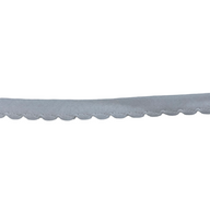 Scalloped Trim - 10mm - Blue