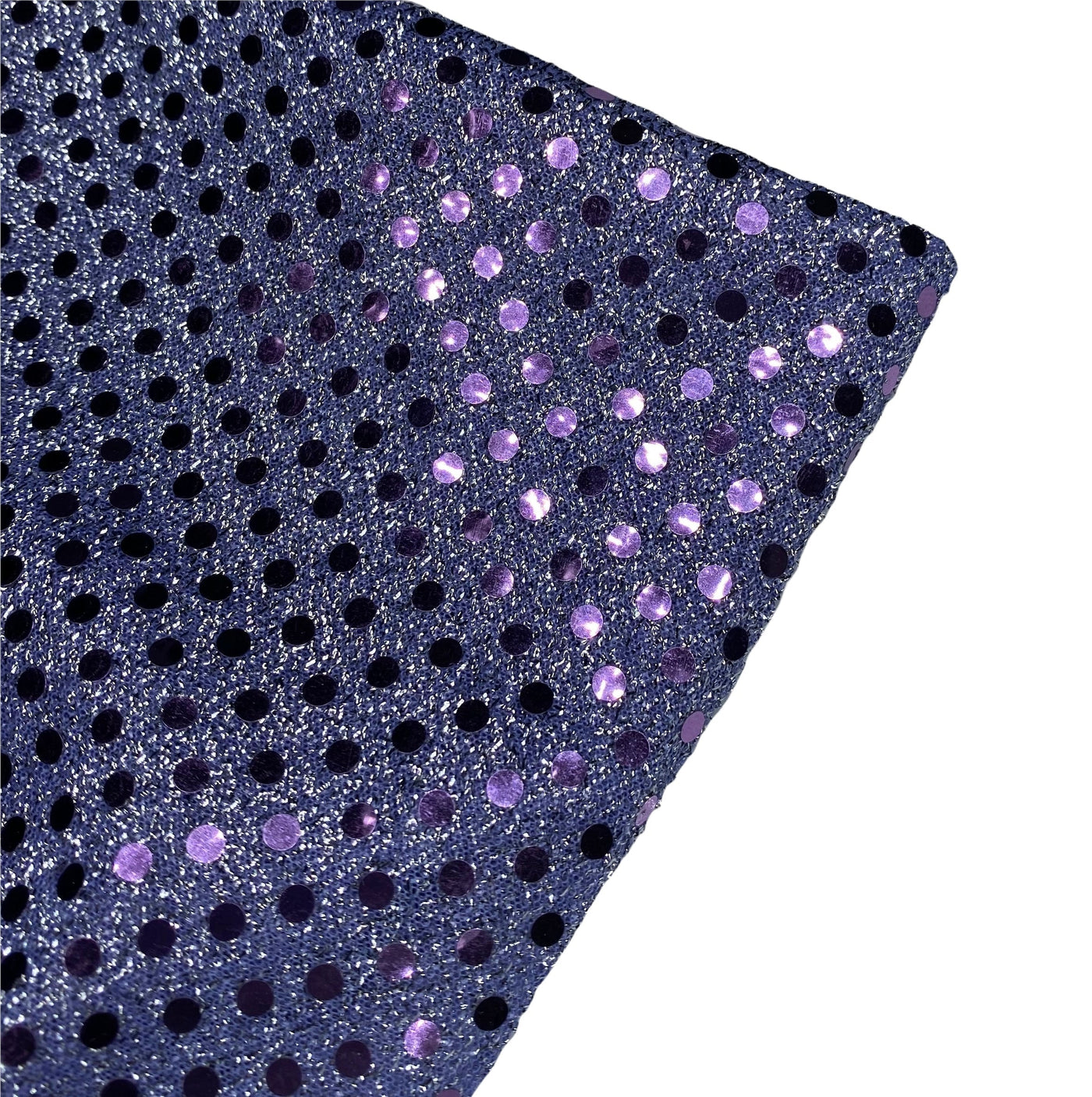 Faux Sequin Shiny Confetti Dot Knit - 44” - Periwinkle