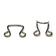 Hooks & Eyes - Nickel - 22mm x 19mm - 3 Sets
