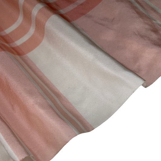 Plaid China Silk - Pink/Off White