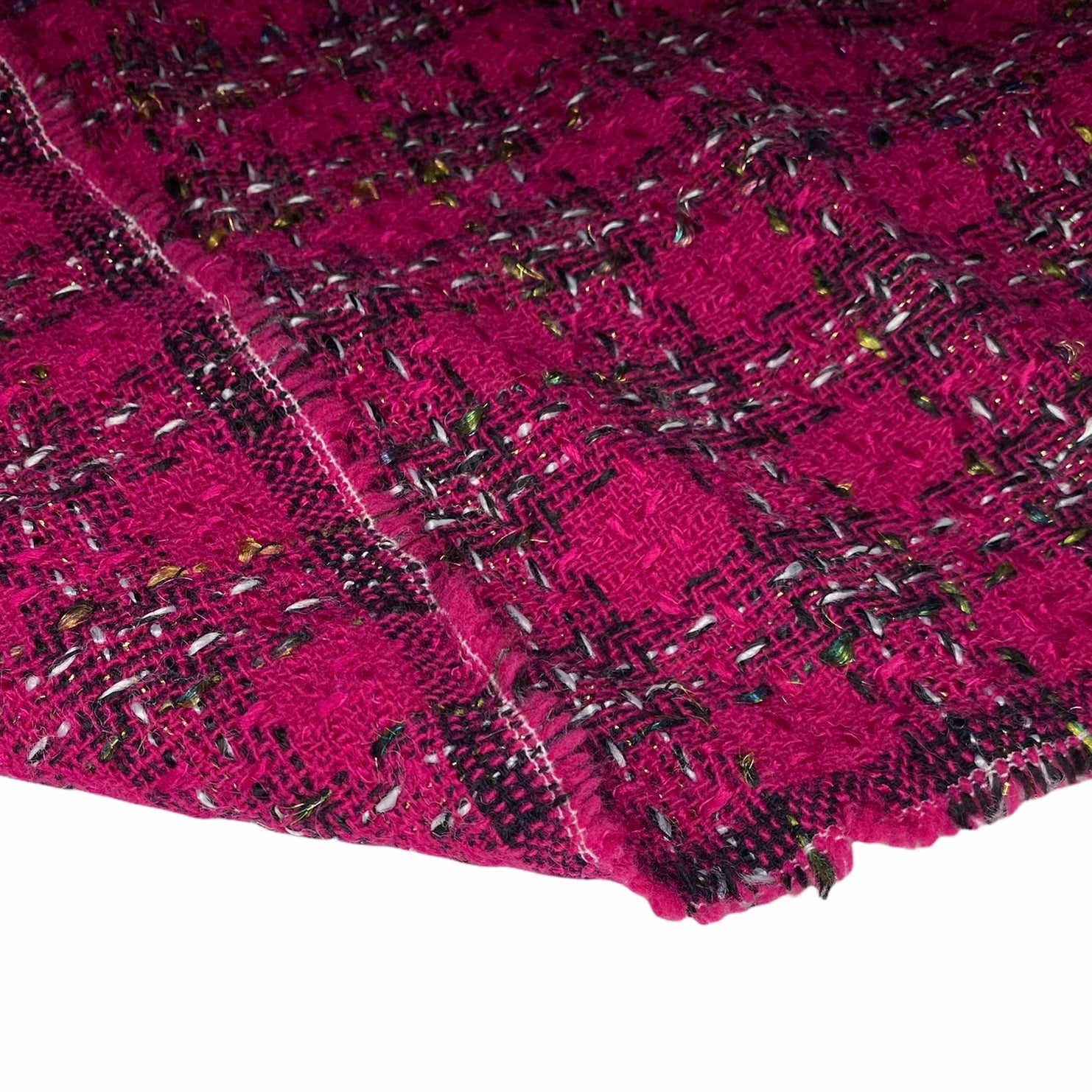 Boucle Wool Coating - Pink