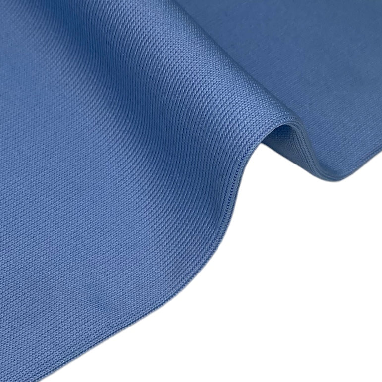 Polyester Tubular Rib Knit - Light Blue
