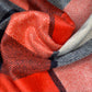 Wool Blend Plaid Coating - Remnant - Orange