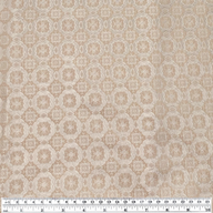 Polyester Satin Brocade - Beige/Ivory