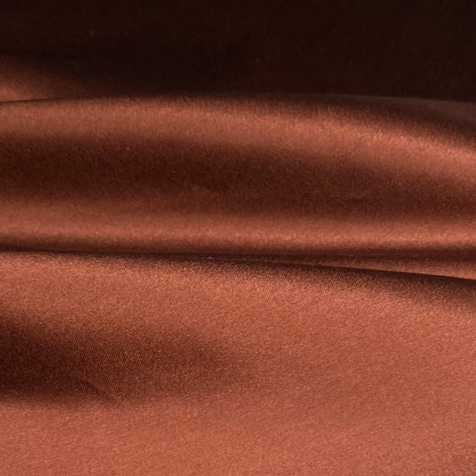 Mulberry Silk Charmeuse - Cinnamon