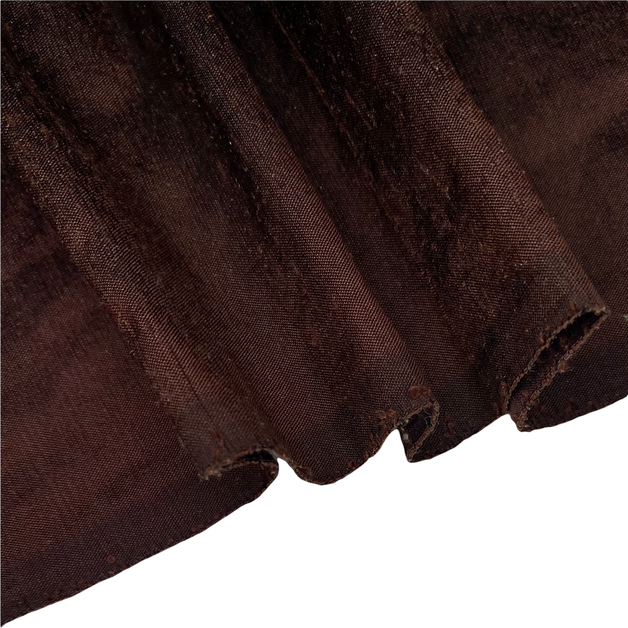 Shot Silk Dupioni - Dark Brown/Black