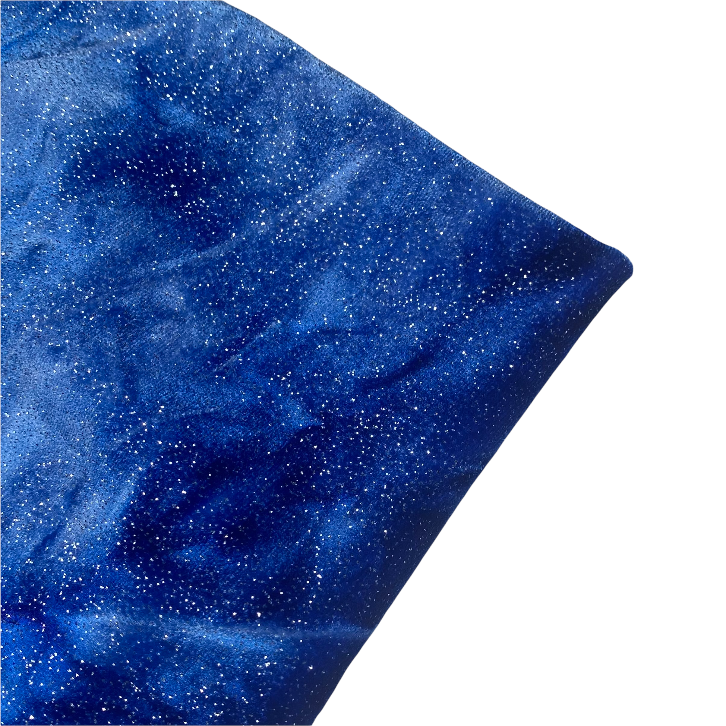 Sparkle Stretch Velvet - Blue