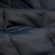 Double Sided Quilted Nylon - Squares - Black