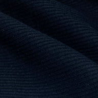 Cotton Tubular Rib Knit - Remnant - Navy
