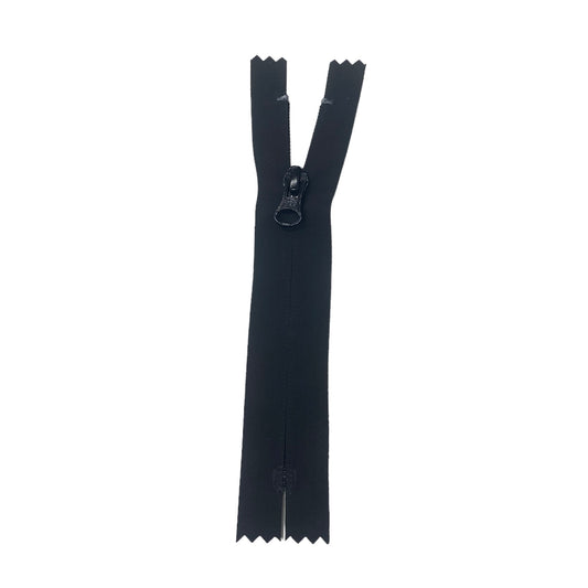 Invisible Zipper - YKK - 6 1/2” - Black