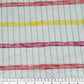 Striped Cotton/Polyester - 44” - White/Green/Red/Purple/Yellow