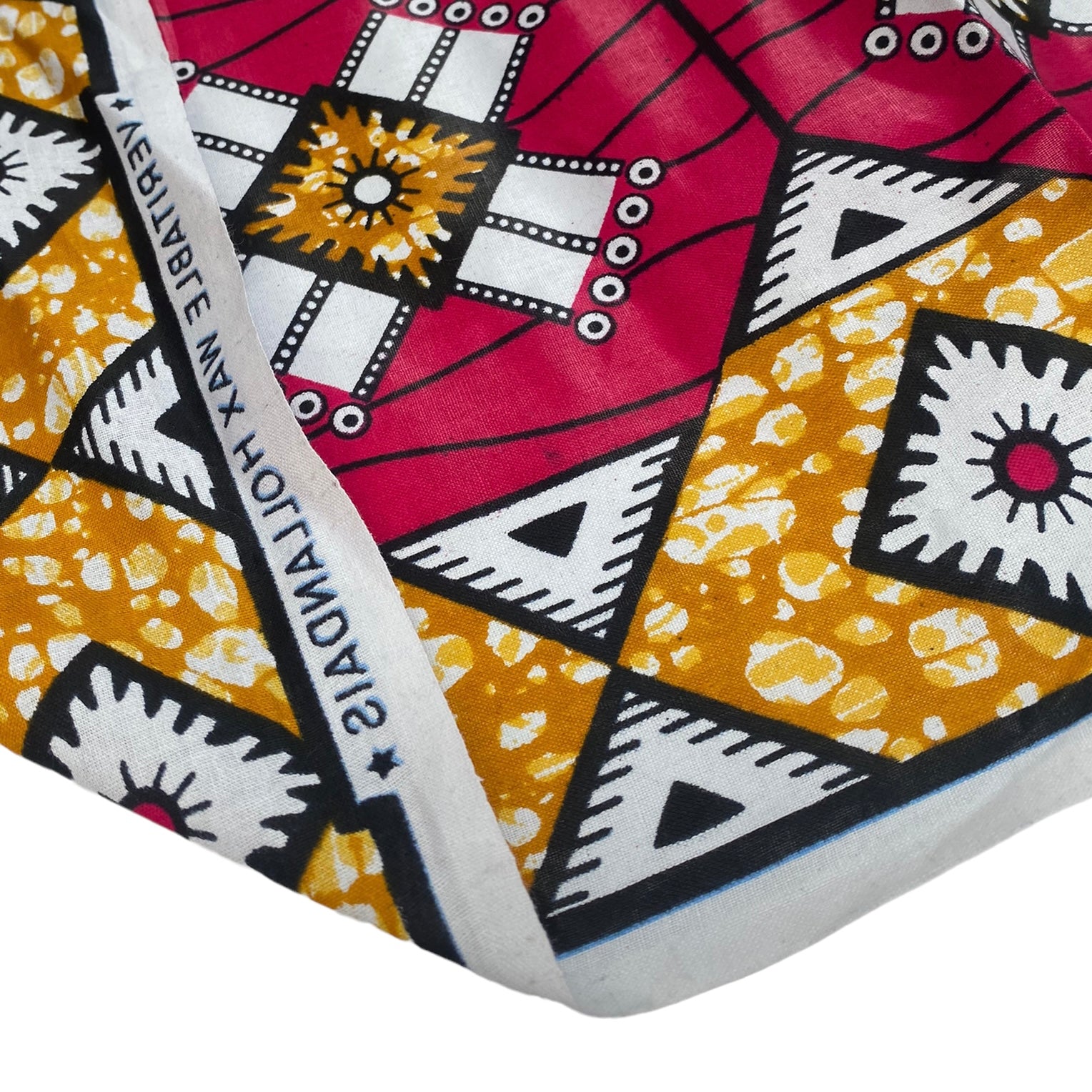 Waxed African Printed Cotton - Veritable - Pink
