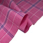 Yarn Dyed Plaid Linen - Remnant - Pink/White/Blue