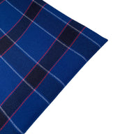 Plaid Wool Blend - Blue/Black/Red/White