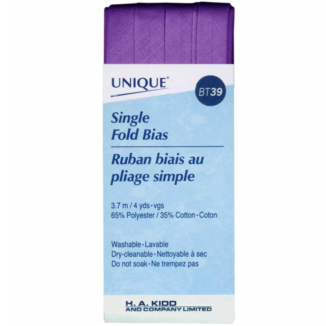 Single Fold Bias Tape - 12mm x 3.7m