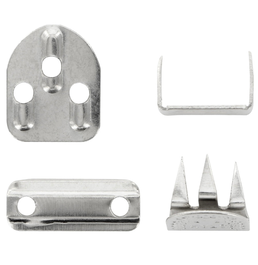 No-Sew Hook & Bar Sets - Silver - 3 sets