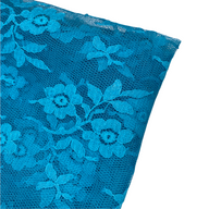 Scalloped Edged Floral Polyester Lace - 52” - Green