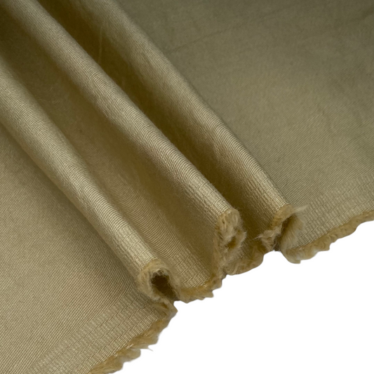 Crinkled Twill Cotton Canvas - 7oz - Brown
