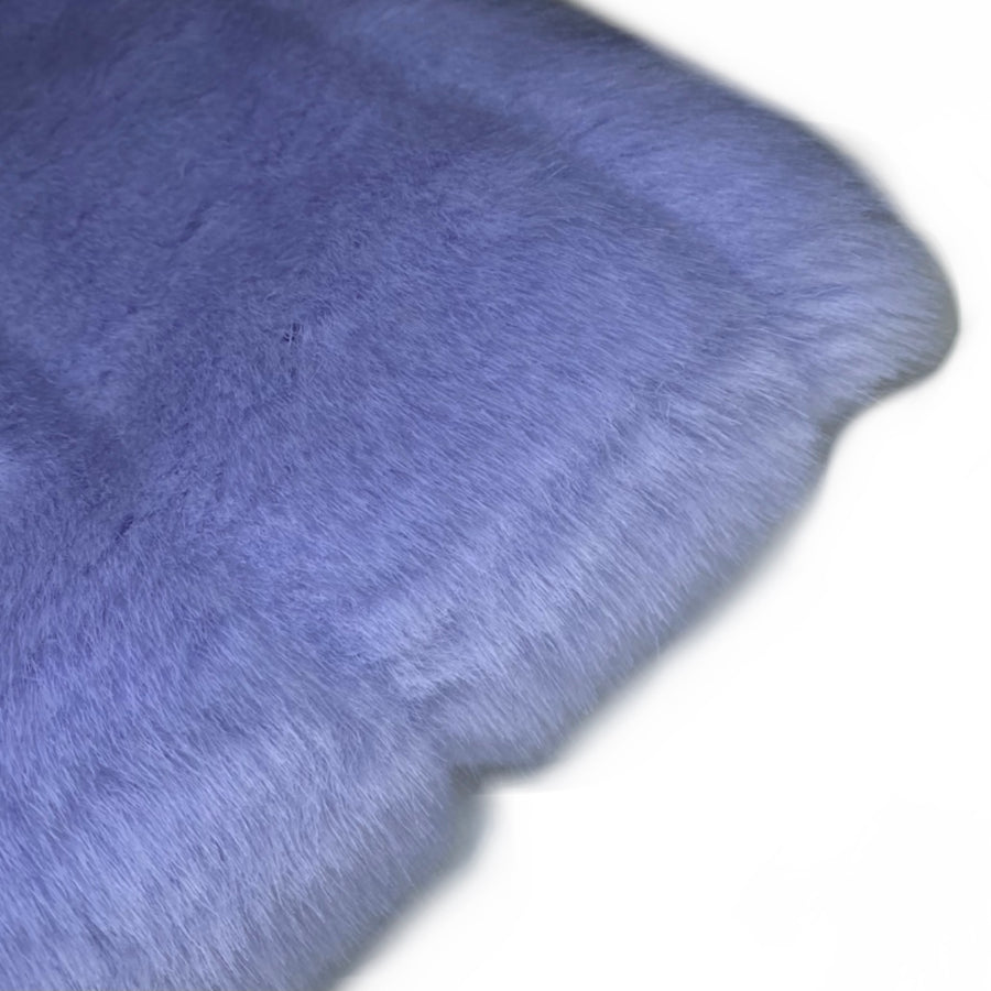 Luxe Striped Faux Fur - Lavender