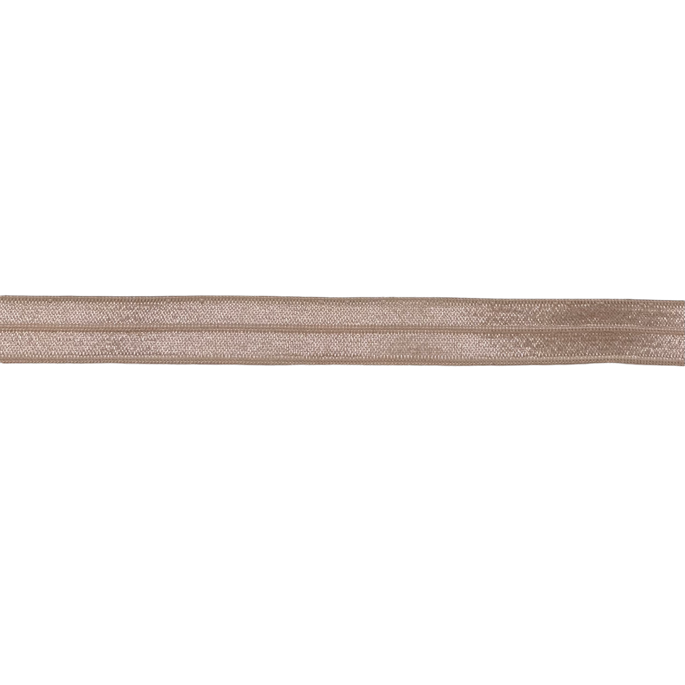 Foldover Elastic - 14mm - By the Yard - Ivory