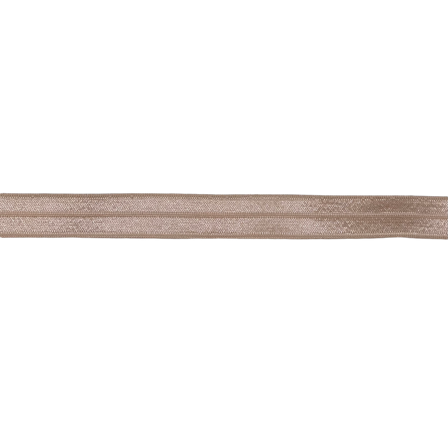 Foldover Elastic - 14mm - By the Yard - Ivory