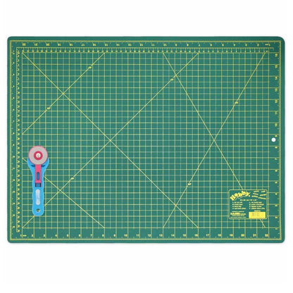 Cutting Mat & 28mm Rotary Cutter Starter Kit - 18” x 24”