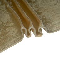 Crushed Stretch Velvet - Light Yellow