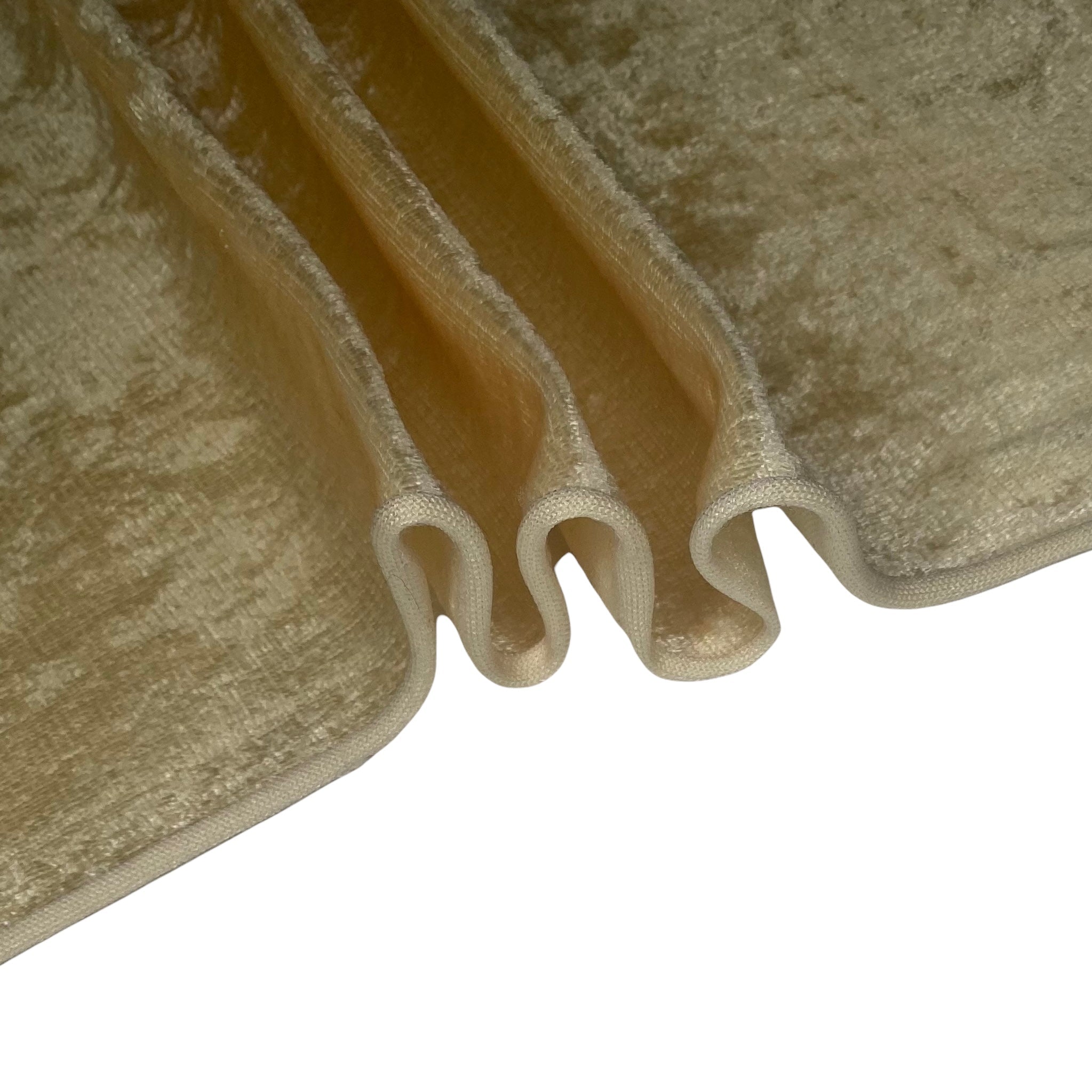 Crushed Stretch Velvet - Light Yellow