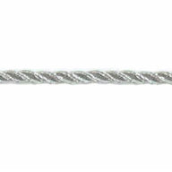 Metallic Twisted Cord - 2mm - Silver