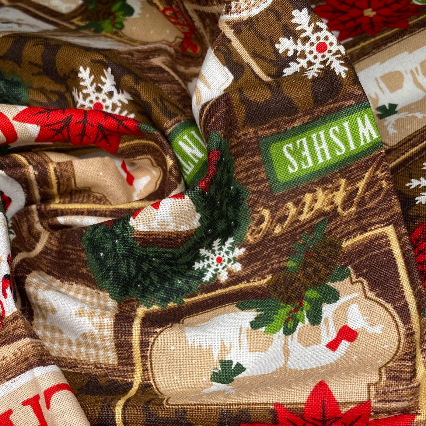 Quilting Cotton - Holiday Cheer - Remnant