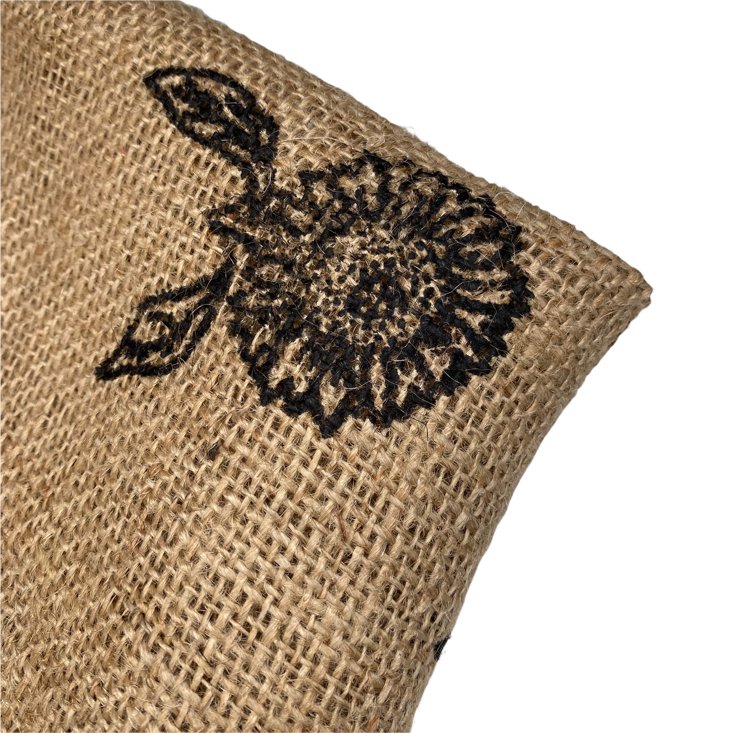 Sunflower Printed Burlap