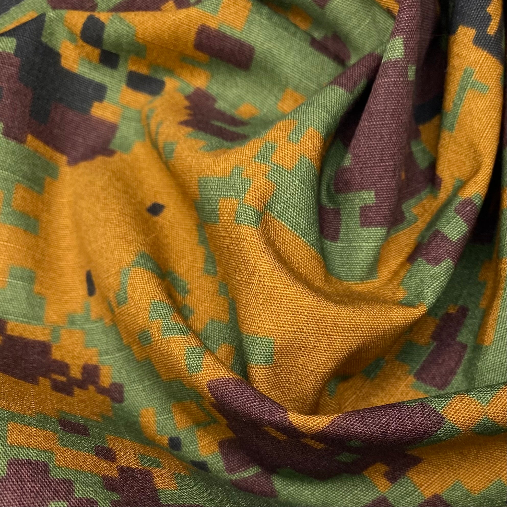 Printed Ripstop Cotton Canvas - Digital Camouflage