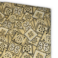 Quilting Cotton - Bandanna Print - Light Yellow