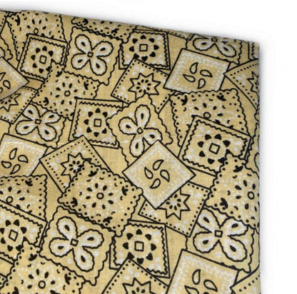 Quilting Cotton - Bandanna - 44” - Light Yellow