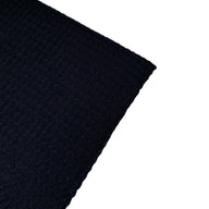 Waffle Weave Cotton - Unwashed - 44” - Black